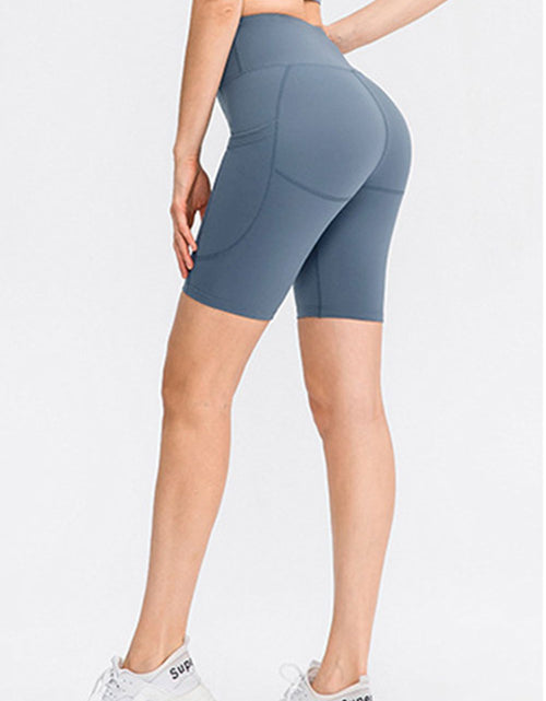 Load image into Gallery viewer, Wide Waistband Sports Shorts with Pockets
