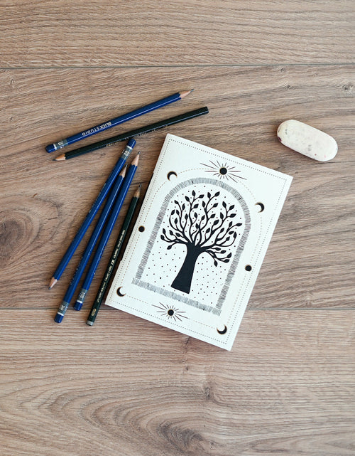Load image into Gallery viewer, Aranyani Tree of Life 5x7 Recycled Paper Journal by Matr Boomie
