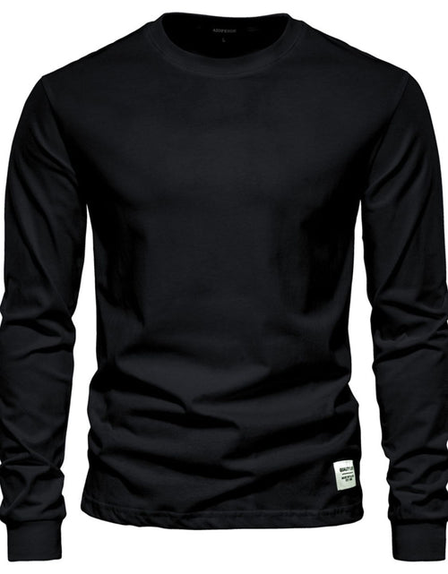 Load image into Gallery viewer, Men's Full Size Round Neck Long Sleeve T-Shirt Plus Size

