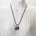 Load image into Gallery viewer, Genuine Blue Sapphire Austrain Crystal Swan Charm with White Fur
