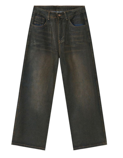 Load image into Gallery viewer, Wide Leg Men's Jeans with Pockets
