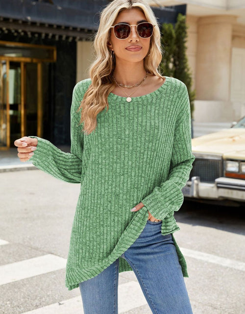 Load image into Gallery viewer, Round Neck Long Sleeve T-Shirt
