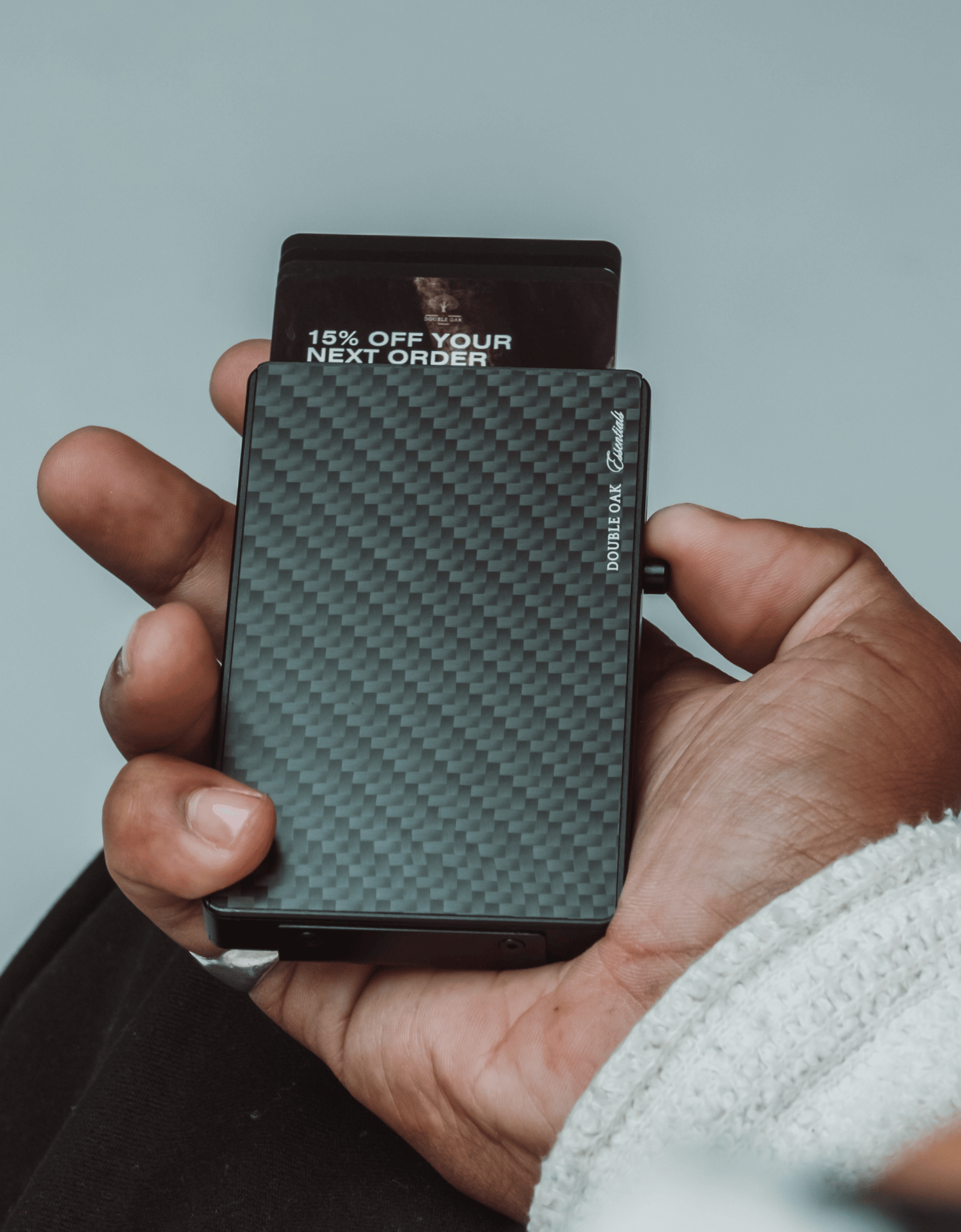 Carbon Fiber TRAK Wallet (No Tracker Card)