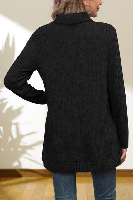 Load image into Gallery viewer, Turtleneck High Low Top
