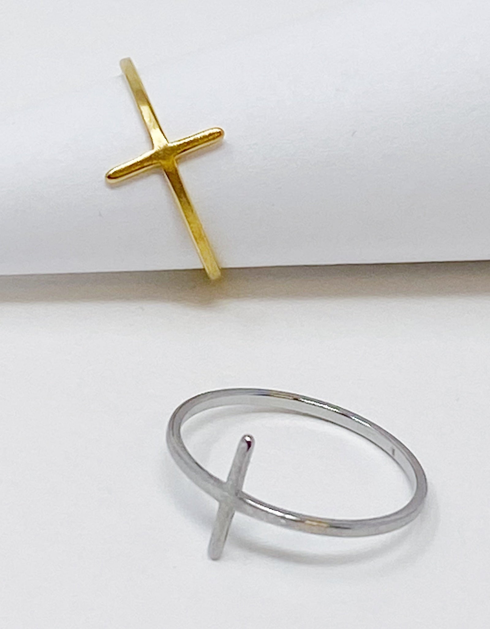 Side Cross Ring by Ellisonyoung.com