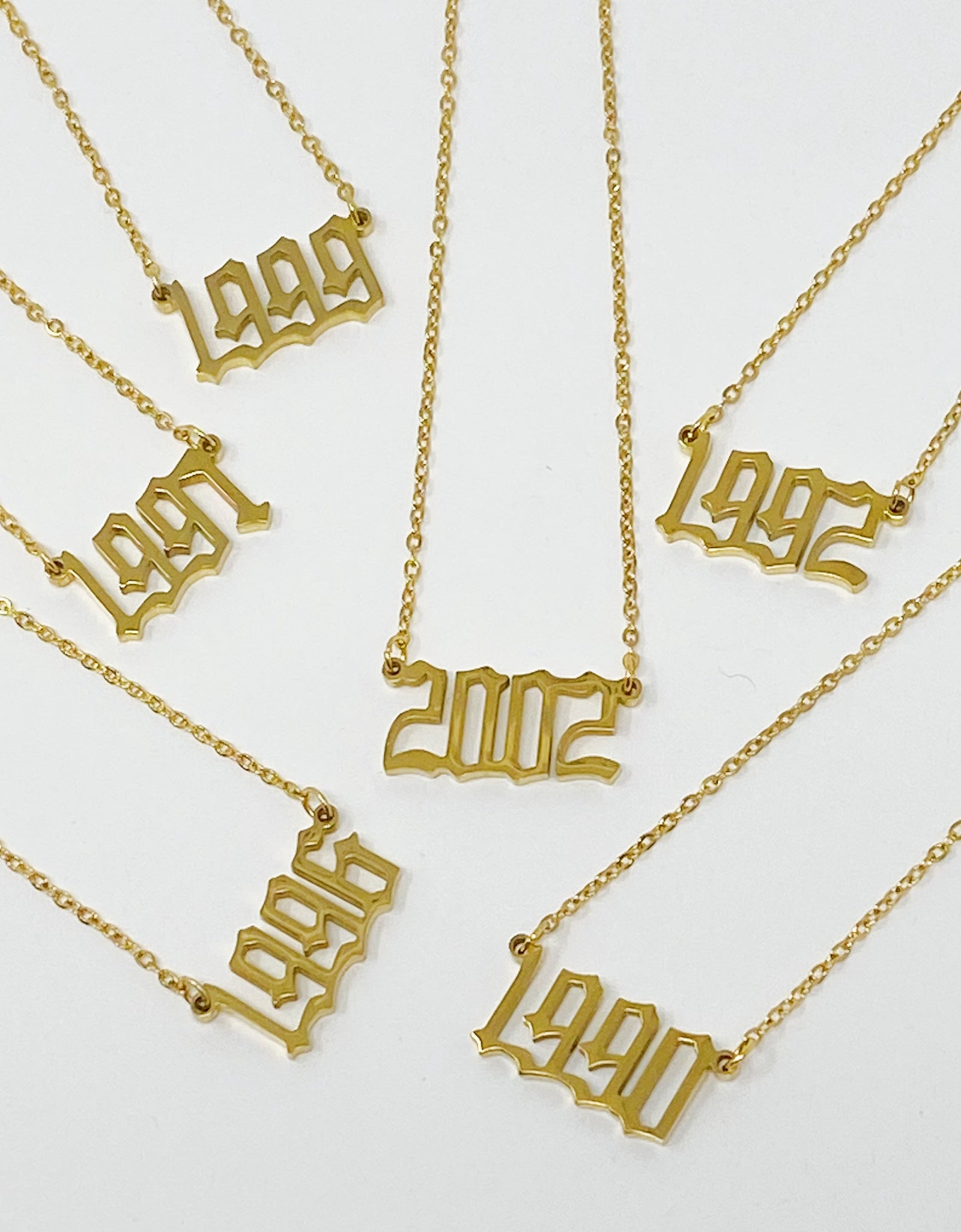 Birth Year Necklace by Ellisonyoung.com