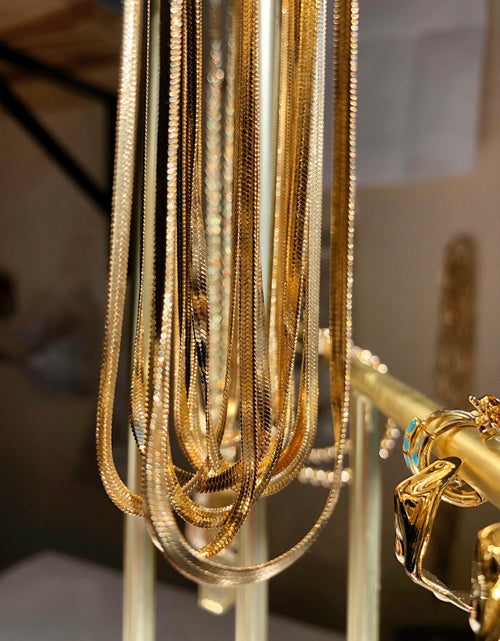 Load image into Gallery viewer, Herringbone Chain by Toasted Jewelry
