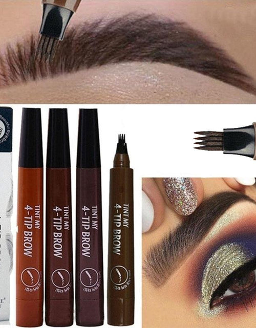 Load image into Gallery viewer, 4-TIP Waterproof BROW Liquid Eyebrow Pencil by Js House
