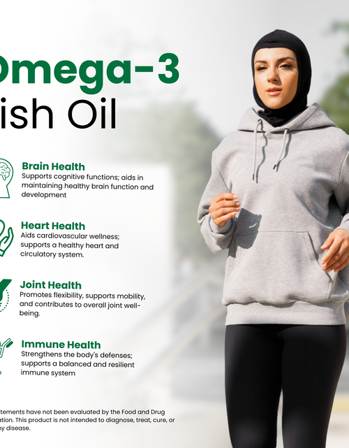 Load image into Gallery viewer, Halal Fish Oil Omega-3 (Halal Gelatin) Softgels by Zaytun Vitamins
