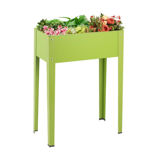 Load image into Gallery viewer, 24.5 x 12.5 Inch Outdoor Elevated Garden Plant Flower Bed
