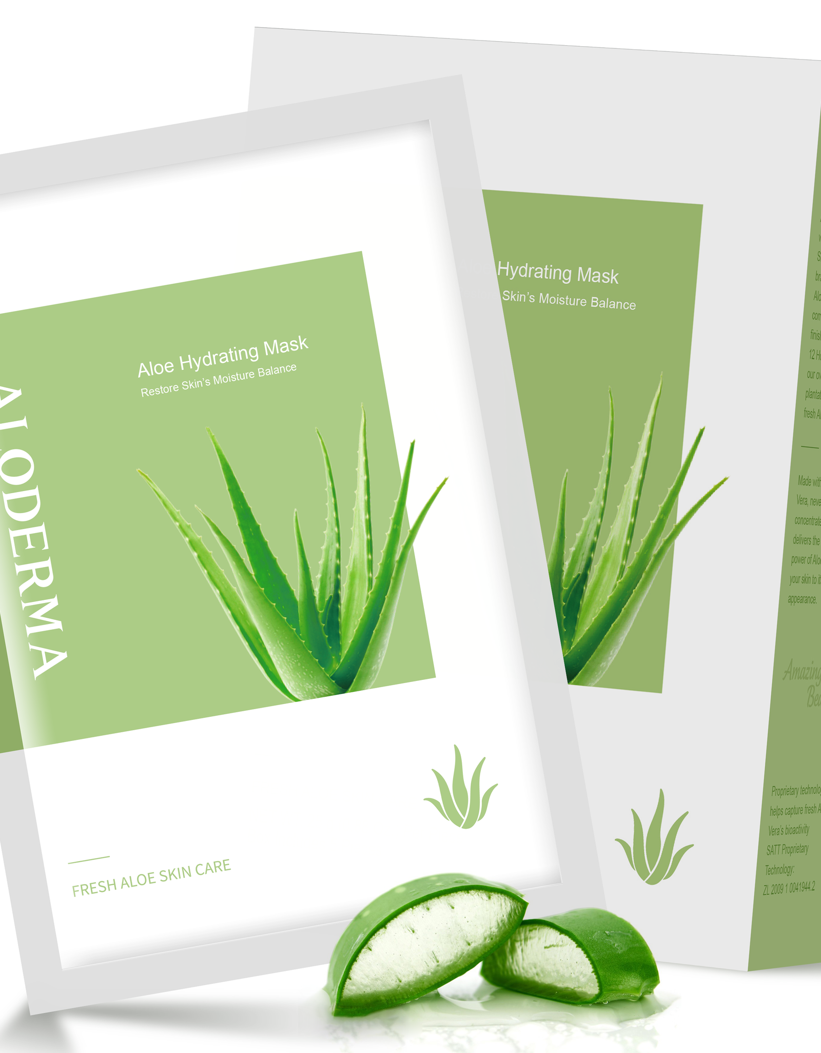 Aloe Hydrating Mask (Box of 5) by ALODERMA