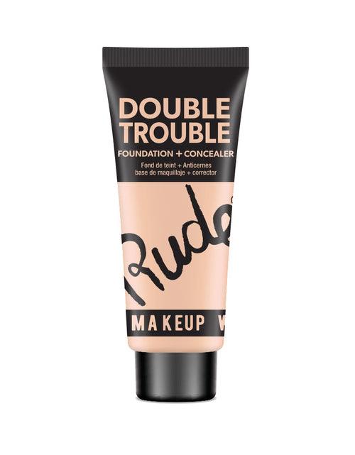 Load image into Gallery viewer, RUDE Double Trouble Foundation + Concealer - Cotton 02

