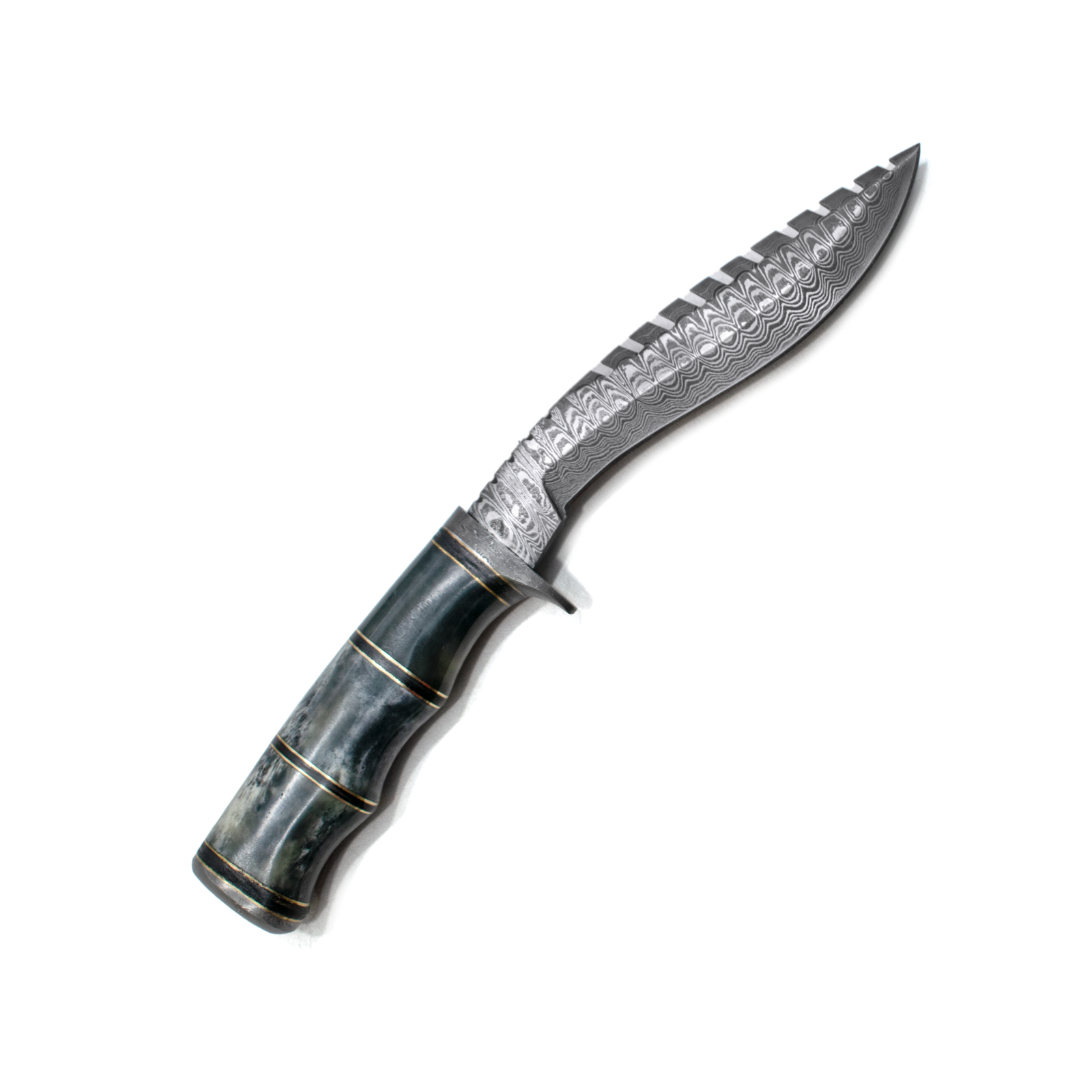 Damascus Steel Compact Kukri by Titan International Knives