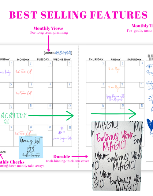 Load image into Gallery viewer, Embrace Your Magic :: Organized Chaos Planner by Effie's Paper
