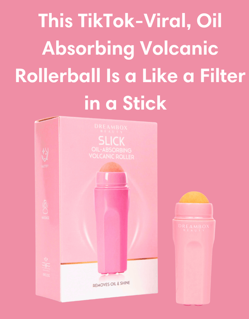 Load image into Gallery viewer, Slick Oil Absorbing Volcanic Roller [Removes Oil &amp; Shine] by Dreambox Beauty
