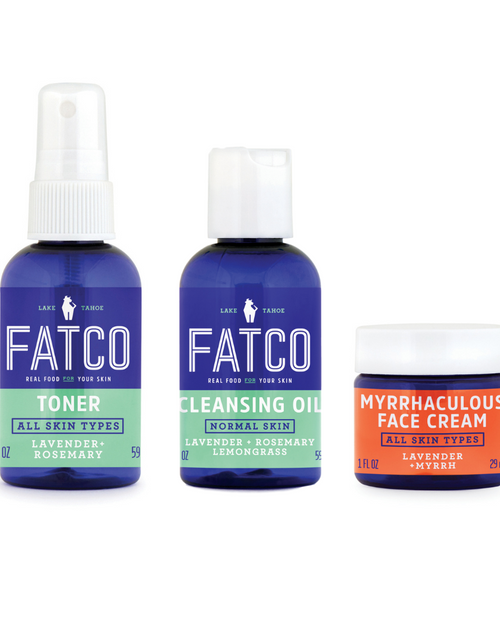 Load image into Gallery viewer, Facial Skincare Basics | Travel Size, Normal/Combo Skin by FATCO Skincare Products
