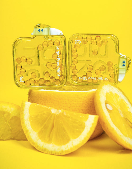 Load image into Gallery viewer, Breath + Gut Mints - Lemon Drop (Lemon Flavor) by NUDE MINTS
