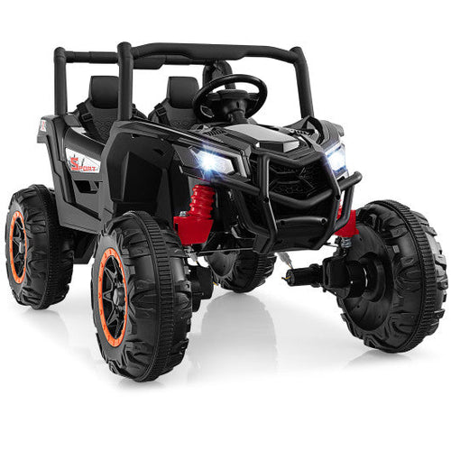 Load image into Gallery viewer, 2-Seater Kids Ride on UTV with 2.4G Remote Control for over 3 Years Old Children-Black
