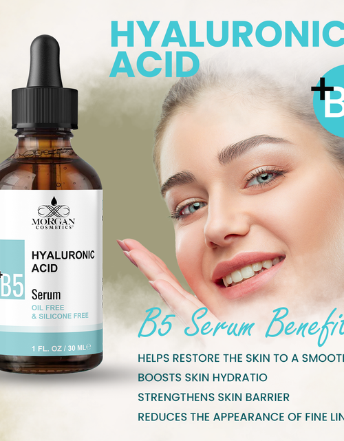 Load image into Gallery viewer, Hyaluronic Acid with B5 Serum by Morgan Cosmetics
