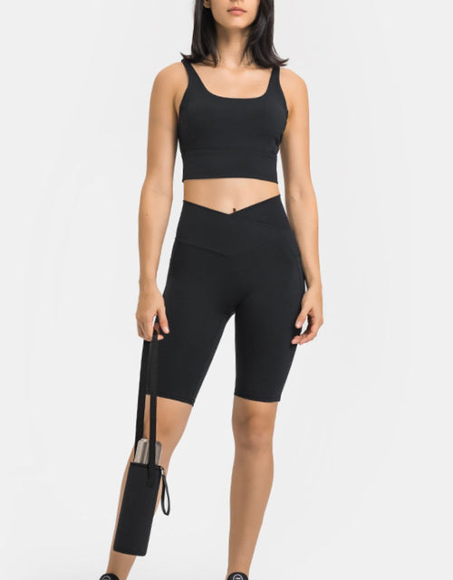 Load image into Gallery viewer, Millennia High Waist Biker Shorts with Pockets

