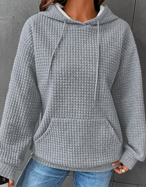 Load image into Gallery viewer, Dropped Shoulder Pocketed Hoodie
