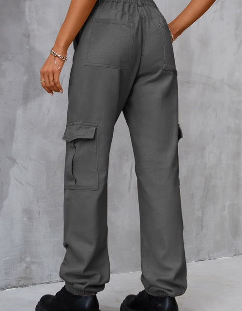 Load image into Gallery viewer, Buttoned High Waist Jeans with Pockets
