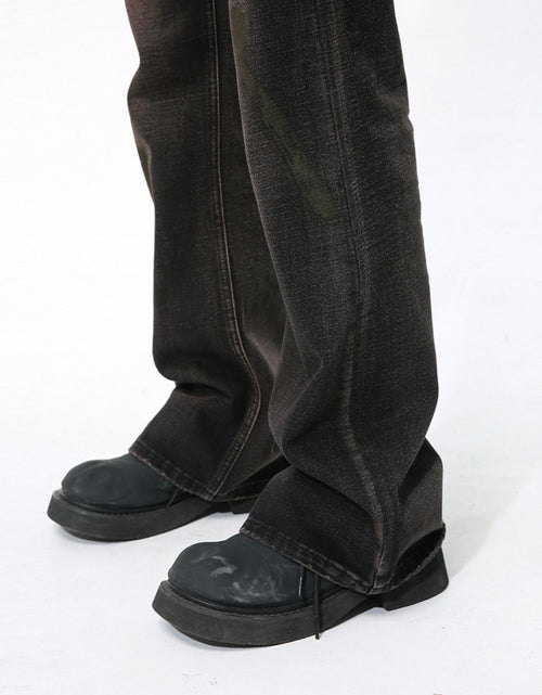 Load image into Gallery viewer, Men's Clean Fit Bootcut Jeans with Pockets
