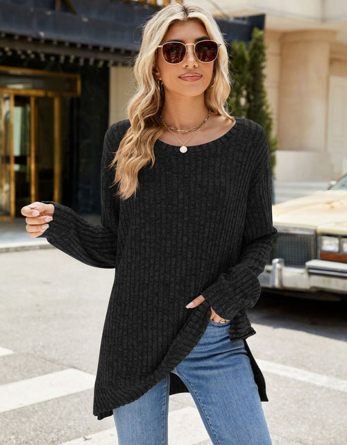 Load image into Gallery viewer, Round Neck Long Sleeve T-Shirt
