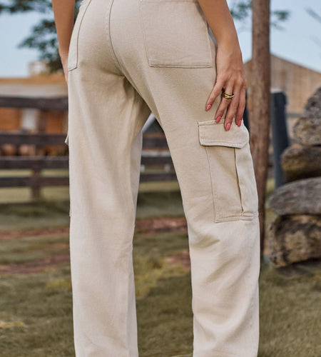 Long Jeans with Pocket