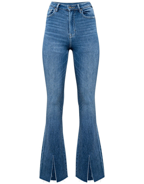 Load image into Gallery viewer, Slit Bootcut Jeans with Pockets
