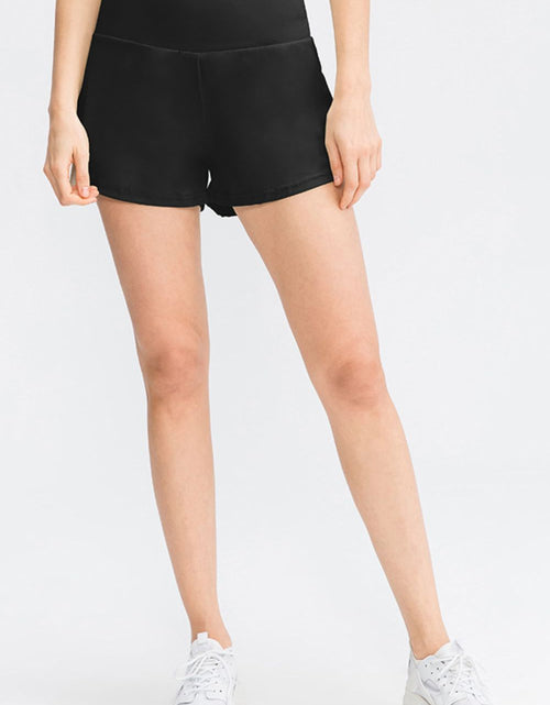 Load image into Gallery viewer, Wide Waistband Sports Shorts with Pockets
