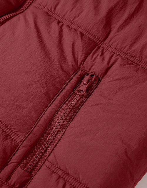 Load image into Gallery viewer, Drawstring Zip Up Hooded Vest Coat
