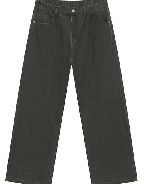 Load image into Gallery viewer, Straight-Leg Jeans with Back Elasticated Waistband

