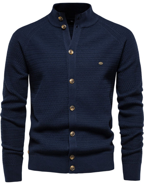 Load image into Gallery viewer, Men's Button Down Long Sleeve Cardigan
