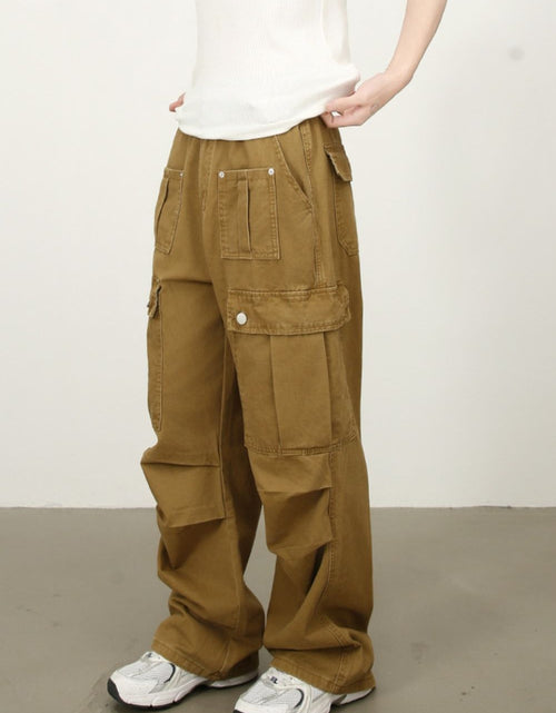 Load image into Gallery viewer, Men's Mid Rise Cargo Jeans
