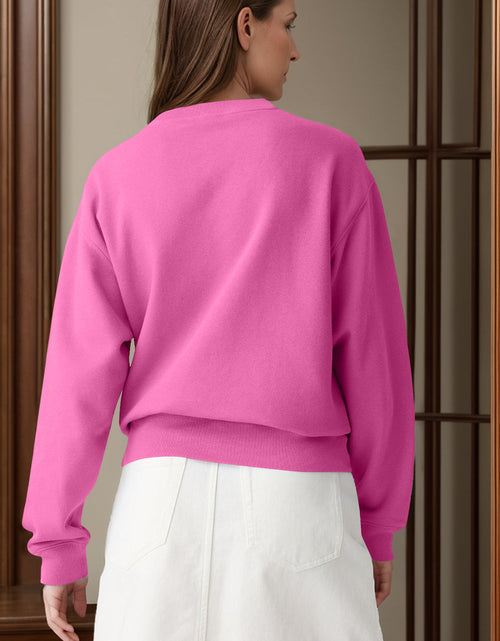 Load image into Gallery viewer, Round Neck Long Sleeve Sweatshirt
