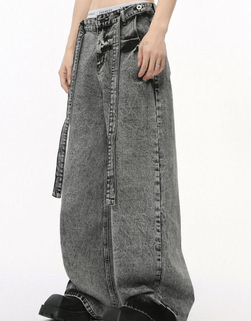 Load image into Gallery viewer, Wide Leg Jeans with Pockets
