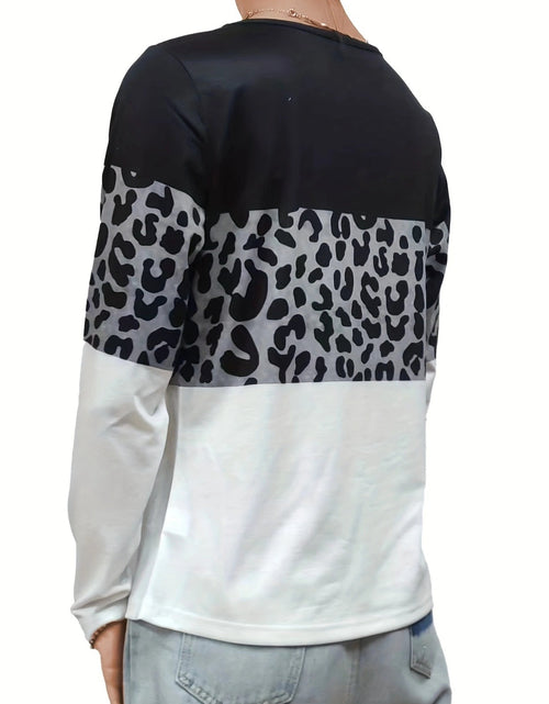 Load image into Gallery viewer, Crisscross Color Block Long Sleeve T-Shirt
