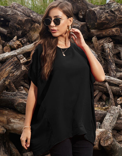 Load image into Gallery viewer, Perfee Round Neck Short Sleeve T-Shirt
