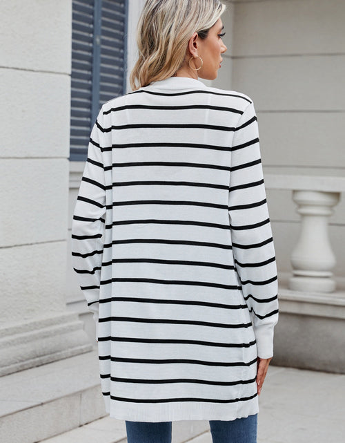 Load image into Gallery viewer, Open Front Long Sleeve Cardigan

