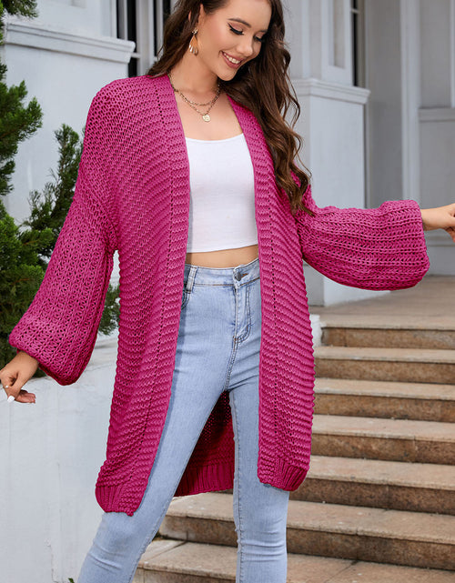 Load image into Gallery viewer, Open Front Longline Cardigan
