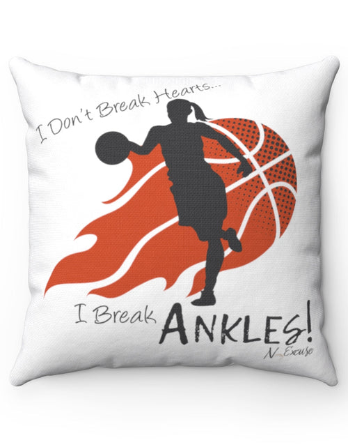 Load image into Gallery viewer, Ankle Breaker Girls Basketball Pillow by NoExcuse Apparel
