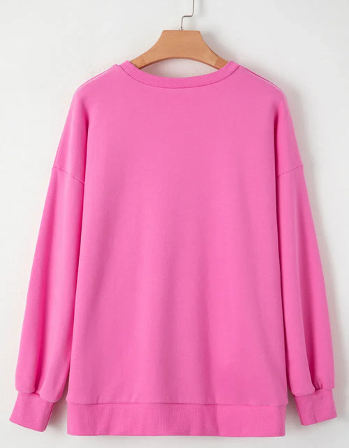 Load image into Gallery viewer, Round Neck Long Sleeve Sweatshirt
