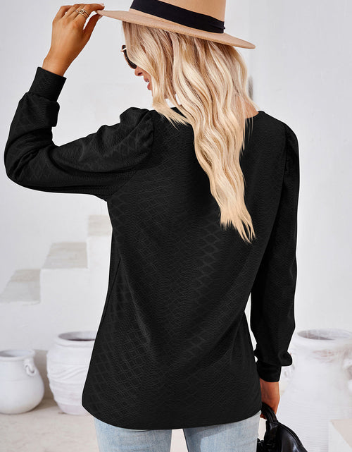 Load image into Gallery viewer, Square Neck Puff Sleeve T-Shirt
