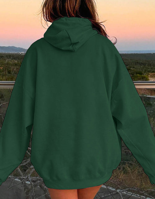 Load image into Gallery viewer, Drawstring Dropped Shoulder Hoodie

