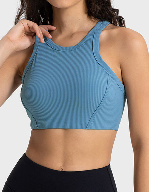 Load image into Gallery viewer, Millennia Wide Strap Cropped Sport Tank
