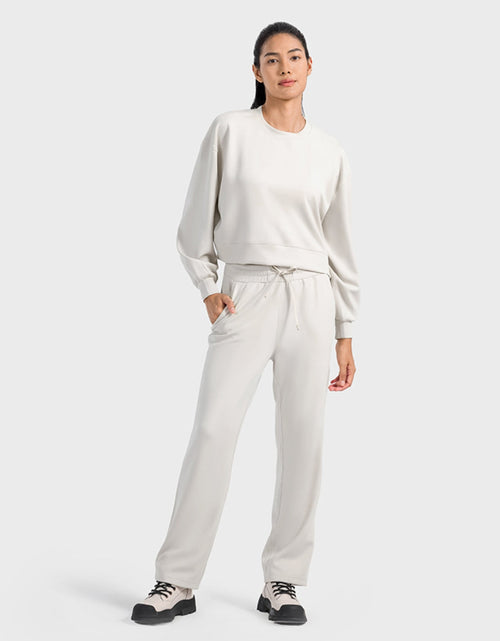 Load image into Gallery viewer, Millennia Round Neck Drop Shoulder Sports Top
