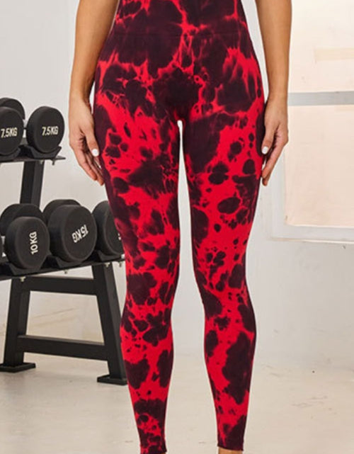 Load image into Gallery viewer, Tie-Dye High Waist Active Leggings
