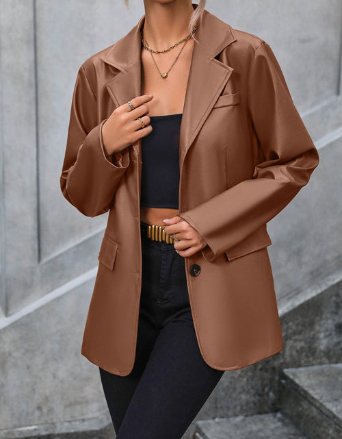 Load image into Gallery viewer, Ivy Lane Pocketed Button Up Collared Neck Blazer
