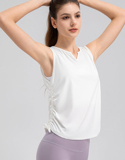 Load image into Gallery viewer, Notched Wide Strap Active Tank
